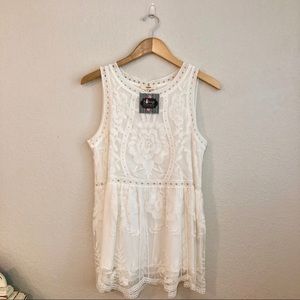 Entro Floral Overlay Tank Top